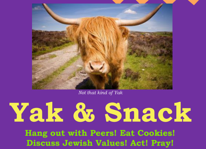 Yak and Snack (Grades 9 - 12)