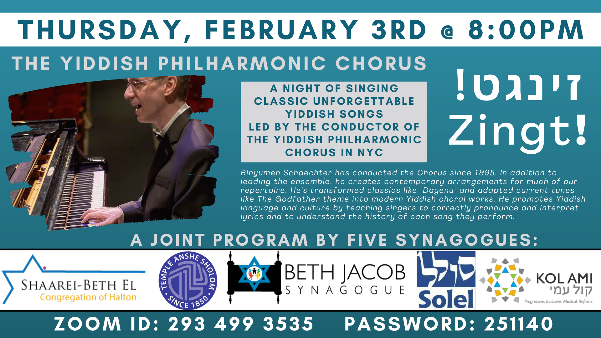 Community Yiddish SingALong