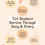 Tot Shabbat Service Through Song & Story