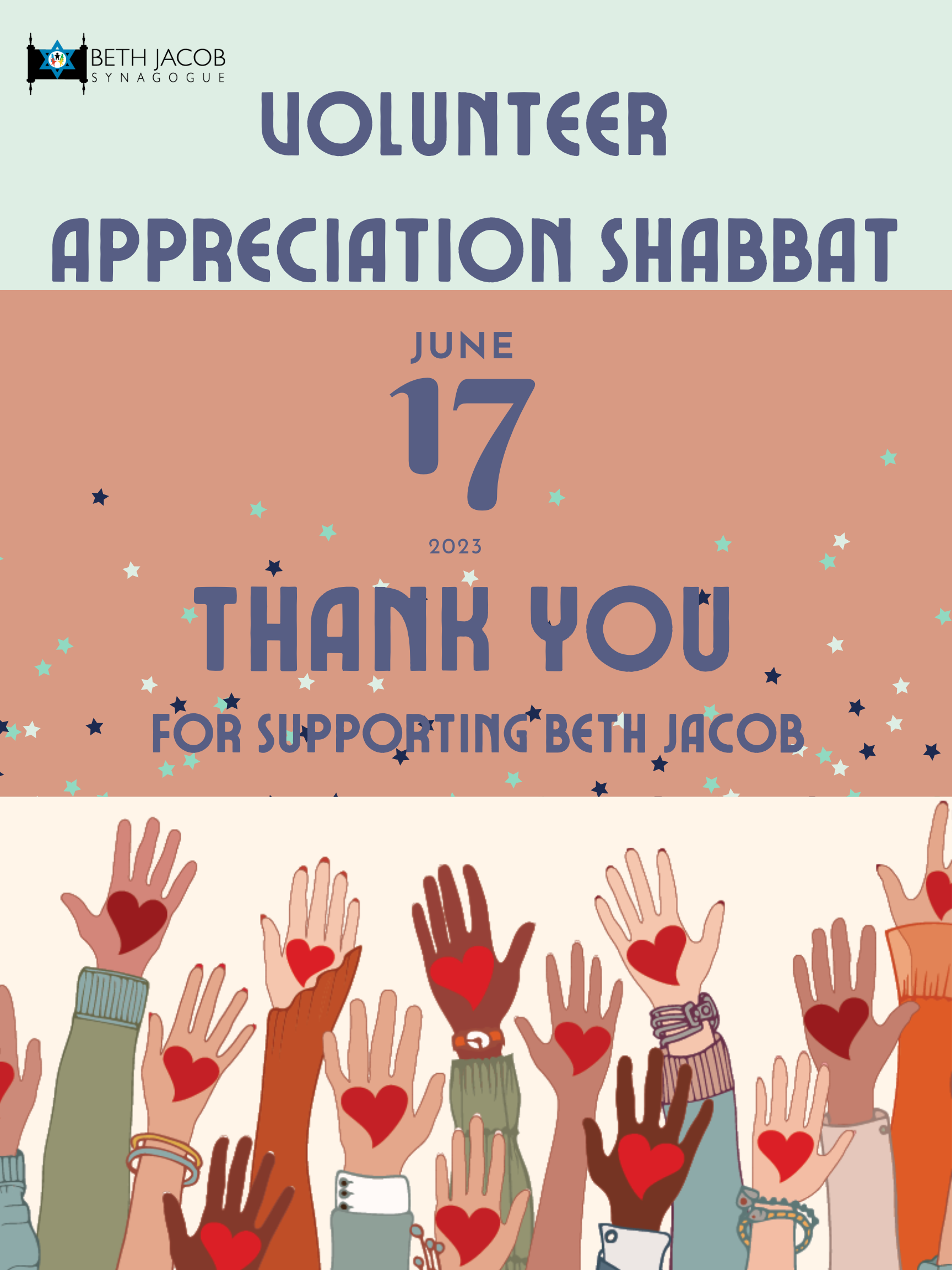 Volunteer Appreciation Shabbat